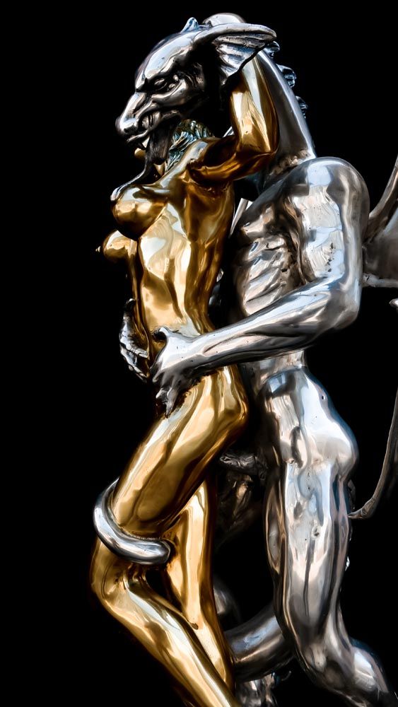 Escultura de bronce