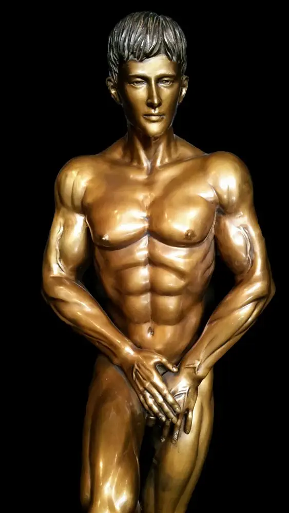 Adonis - Braun - Sculpture en bronze