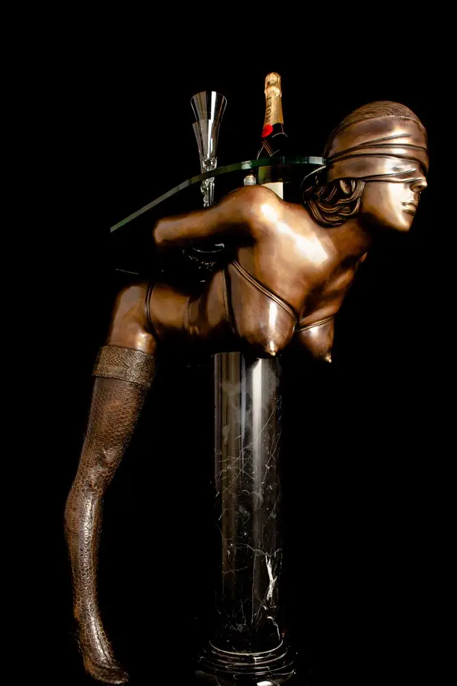 Devote Bondage Lady Life Size - Console Table – Image 16