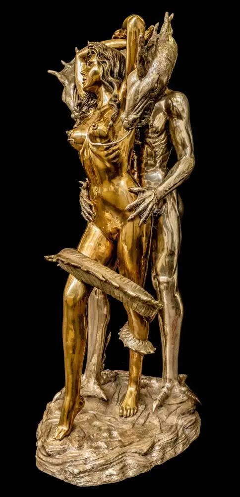 Escultura de bronce