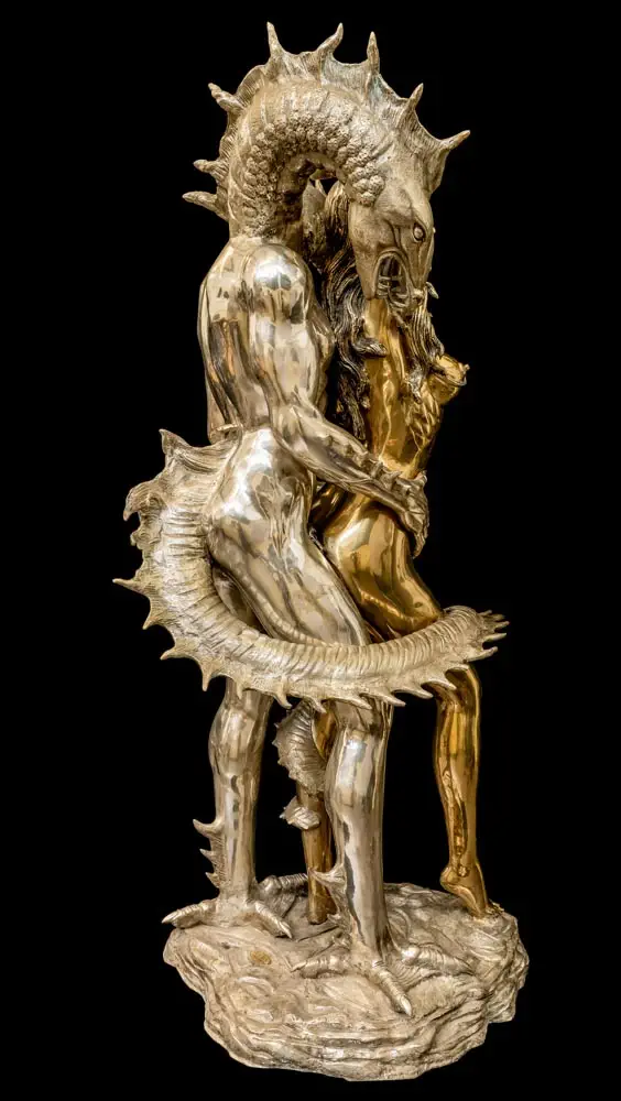 Escultura de bronce