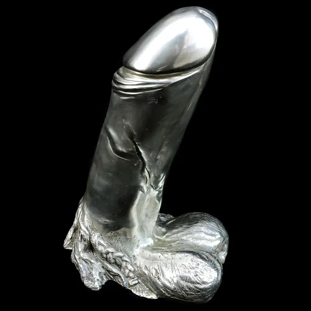 Phallus - Silver - Statue