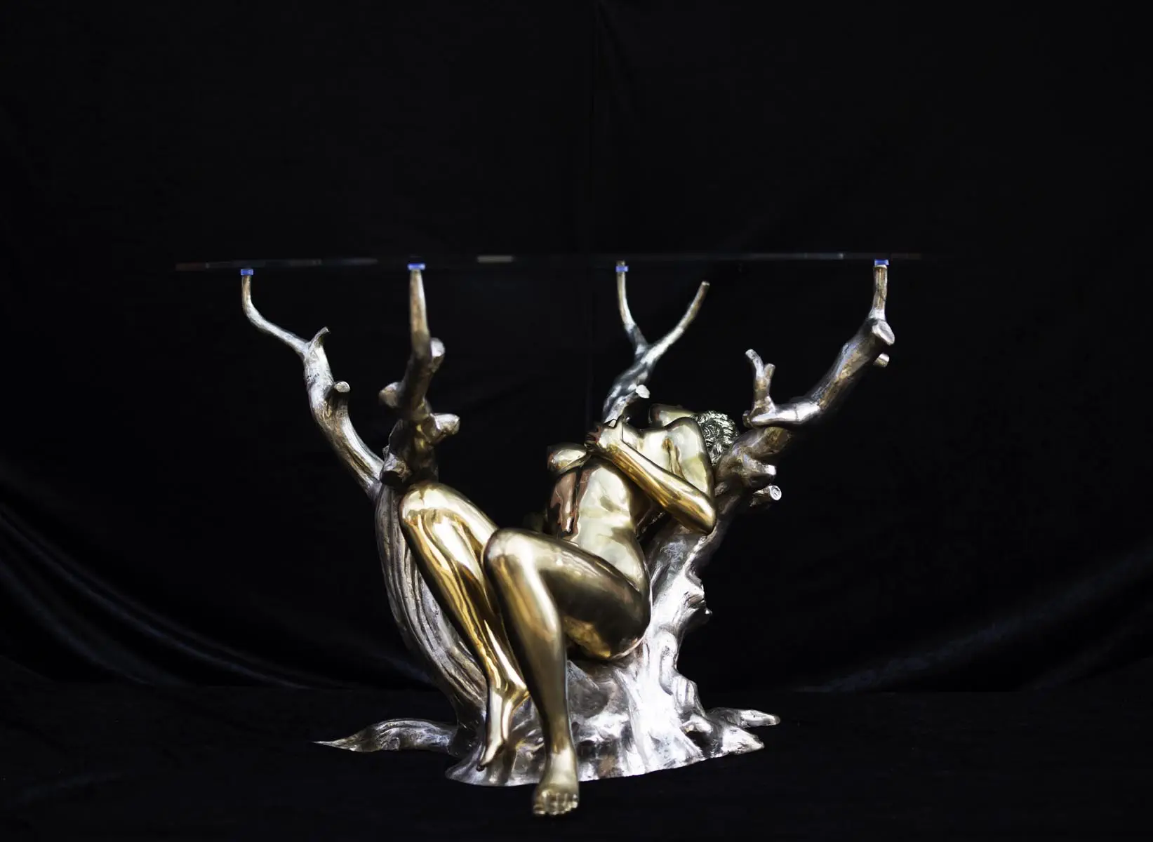 albero erotico oro argento 1