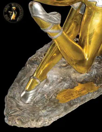 ballerina f1629 gold silver 003 logo