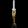 Lady's Candleholder - Gold/Silver -
